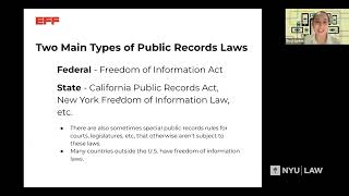 Freedom of Information Act (FOIA): Training for Beginners