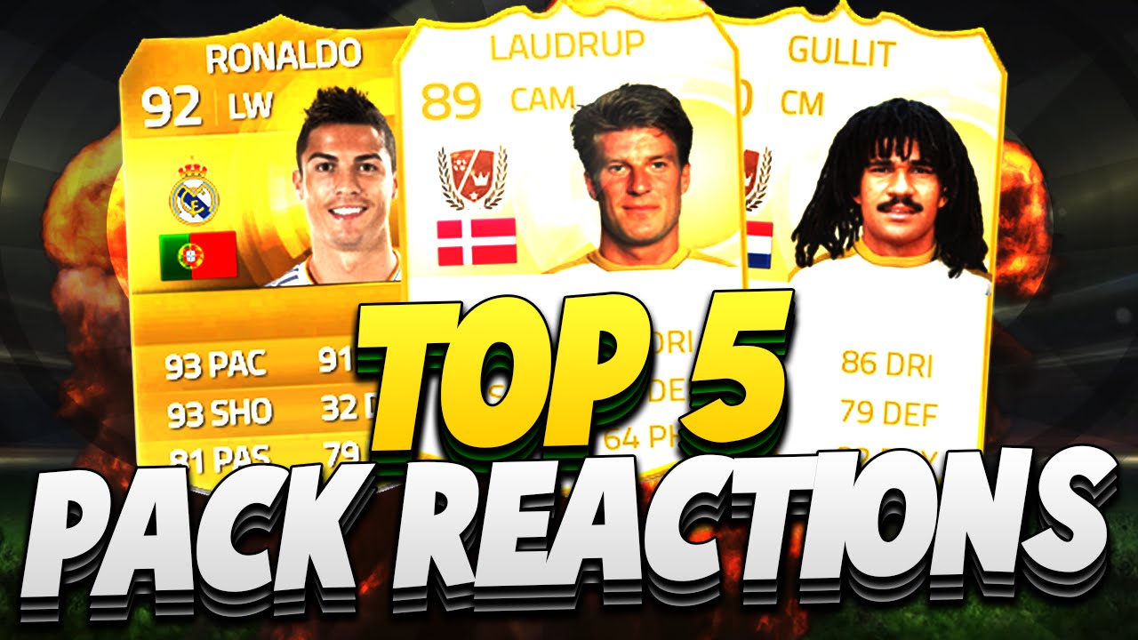 FIFA 15 PACK OPENING REACTIONS TOP 5 - RONALDO IN A PACK - LEGEND IN A PACK - TOP 5 PACK REACTIONS