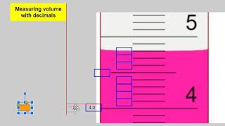 Measuring volume with decimals
