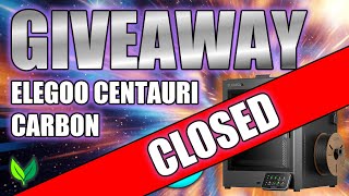 FREE ELEGOO Centauri Carbon 3D Printer! (Giveaway CLOSED)