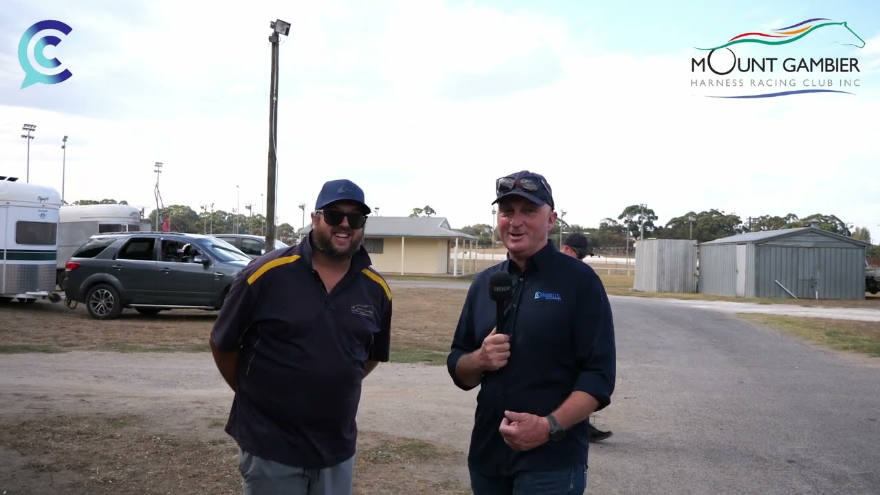 CC with Steve Fennell at Mount Gambier Cup Meeting