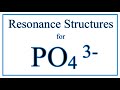 Resonance Structures of Phosphate Ion