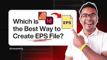 Which is the Best Way to Create an Editable EPS File? #InDesgin #AffinityPublisher