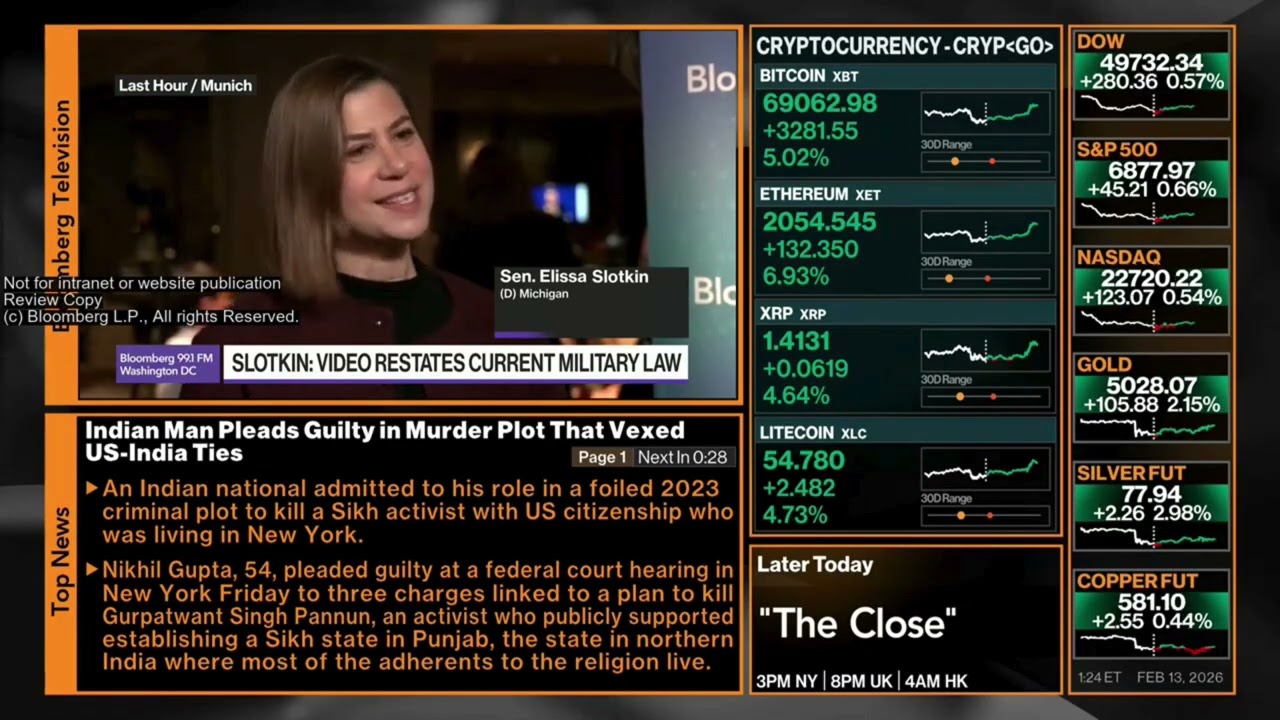 Bloomberg: В Мюнхене Слоткин обсуждает провалившееся обвинительное заключение.