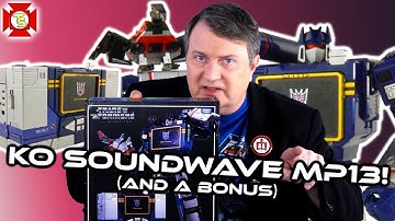 TRANSFORMERS MP-13 SOUNDWAVE Masterpiece KO Review (& BONUS)