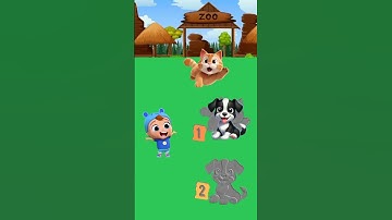 Which side is the cat number sequence? #cartoon #animation #shorts