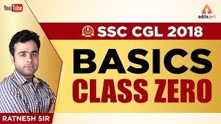 Basics Class Zero Ssc Cgl-18 By Ratnesh Shukla Sir 3 Pm