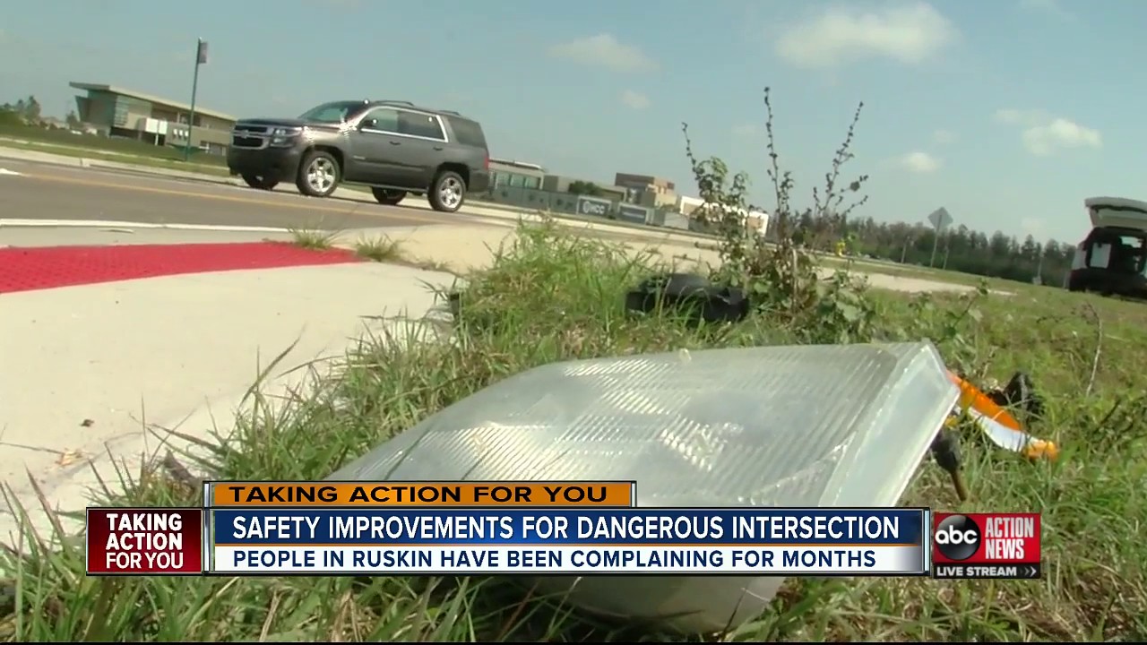 Safety improvements for dangerous intersection - YouTube