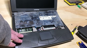 Compaq Armada 1500 series RAM, hard drive & CMOS battery replacement tutorial