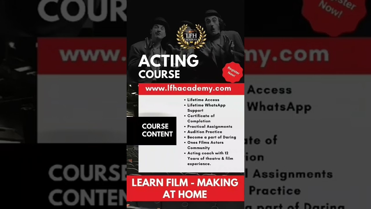JoinIndia'sOnlineFilmSchool.Lfhacademy.com