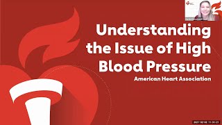 The American Heart Association presents “Understanding the Issue of High Blood Pressure." screenshot 1