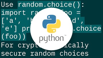 How can I randomly select an item from a list?