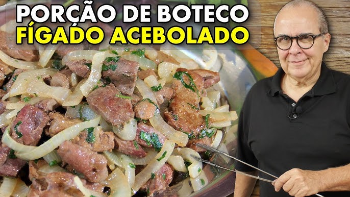 Fígado acebolado com batata • receita • Ana Maria Braga