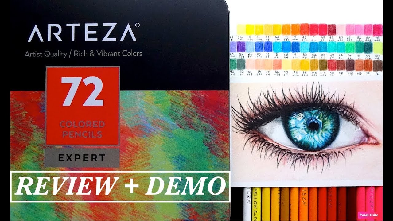 Arteza Colored Pencils Review Demo Youtube Arteza colored pencils create a smooth color surface even after the first layer, which is wonderful! arteza colored pencils review demo