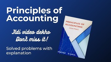 Principles of Accounting Q1, 2, 3| Icom part 1 | 1st year |Fbise | federal board| Study with Kosar