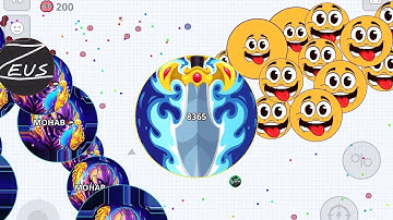 100% SOLO TAKEOVER (AGAR.IO MOBILE)