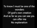 Copia di Wonder . Natalie Merchant Lyrics