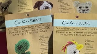 Review of Crafter's Square Crochet Kits at Dollar Tree 