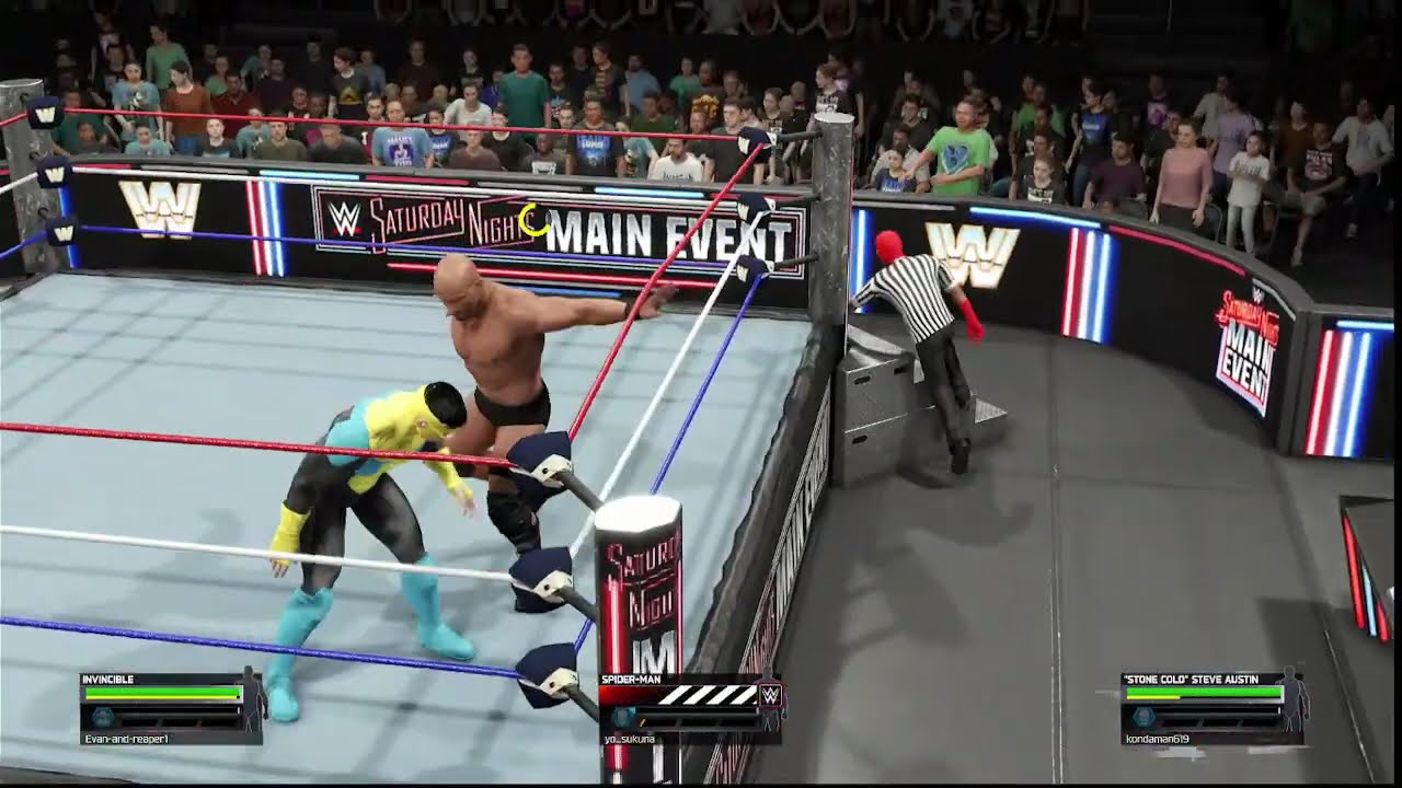 wwe2k25 online Spiderman special guest referee 