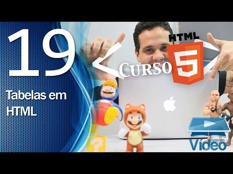 Curso de HTML5 - 19 - Tabelas em HTML - by Gustavo Guanabara