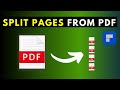 How to Split a PDF File into Multiple PDFs Using Wondershare PDFelement