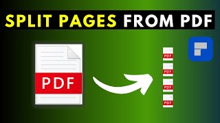 how to split a pdf file into multiple pdfs using wondershare pdfelement