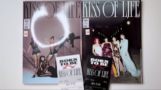 Unboxing Kiss of Life 2nd Mini Album Born to Be XX