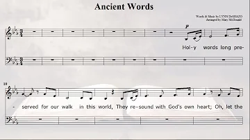 Ancient Words | SATB | Piano Accompaniment
