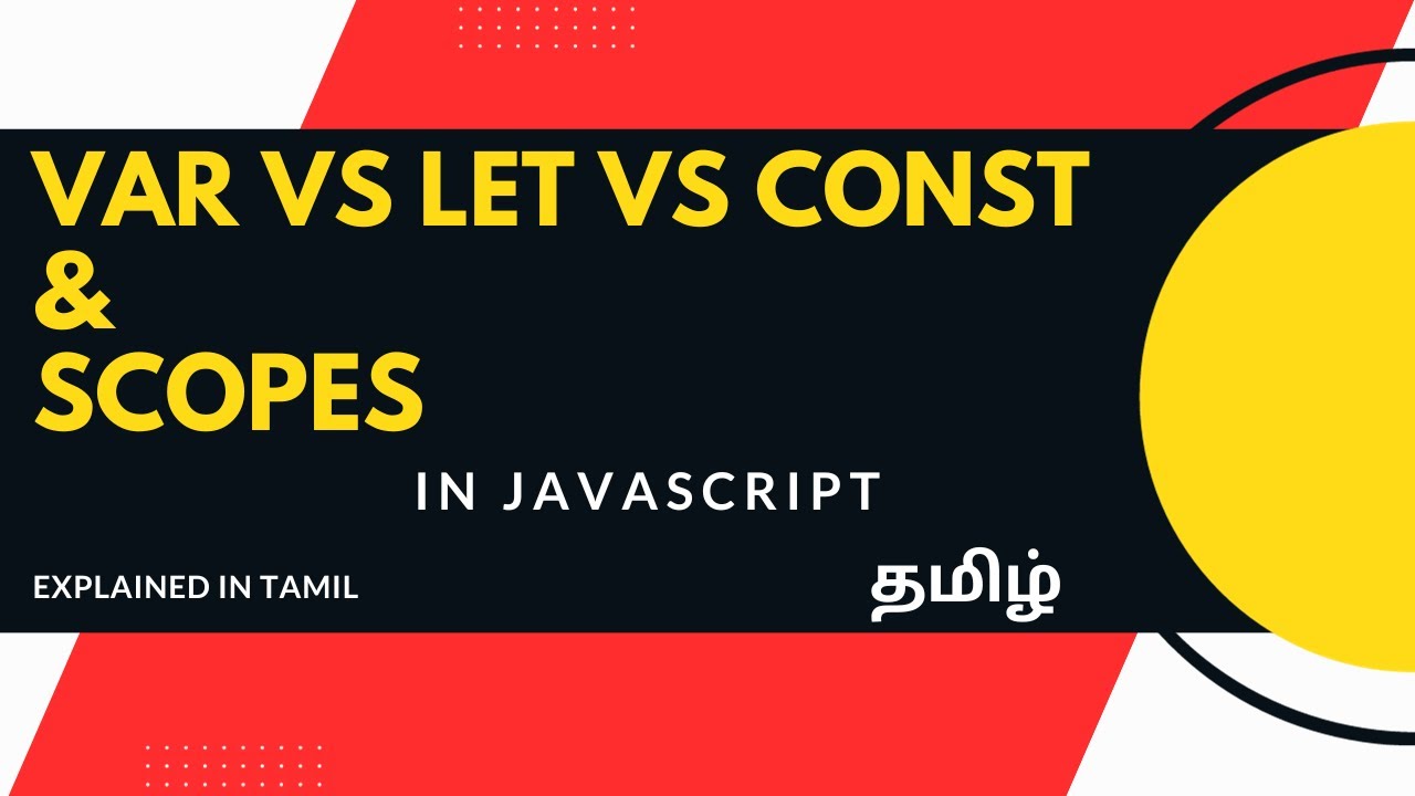 Difference between Var,Let,Const and What is a Scope and its types ...