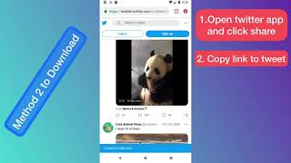 How to Download Twitter Videos, GIF and Photos in Android screenshot 2