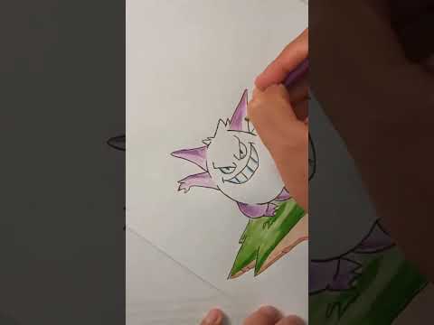 COMO COLORIR O POKMON GENGAR GENGAR POKMON