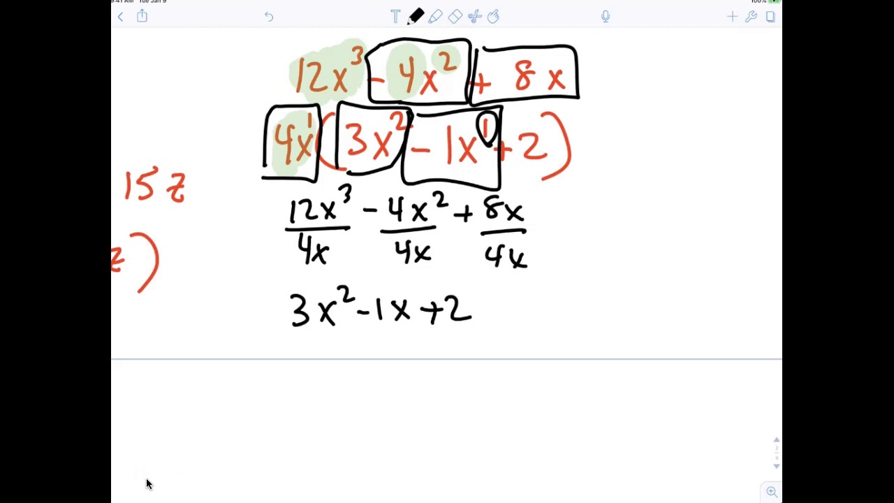 Algebra 1 Factoring GCF YouTube Algebra 1 Factoring GCF YouTube