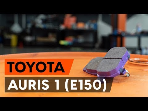 How to change rear brake pads on TOYOTA AURIS 1 (E150) [TUTORIAL AUTODOC]