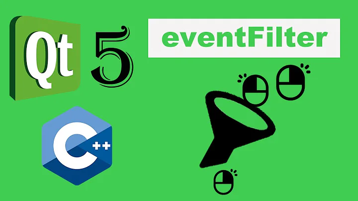 Qt C++ eventFilter concpet and simple example
