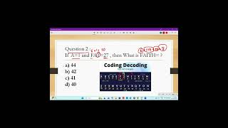 Coding and Decoding part - 1