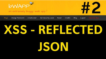 bWAPP - Cross-Site-Scripting - Reflected  (JSON) - #2