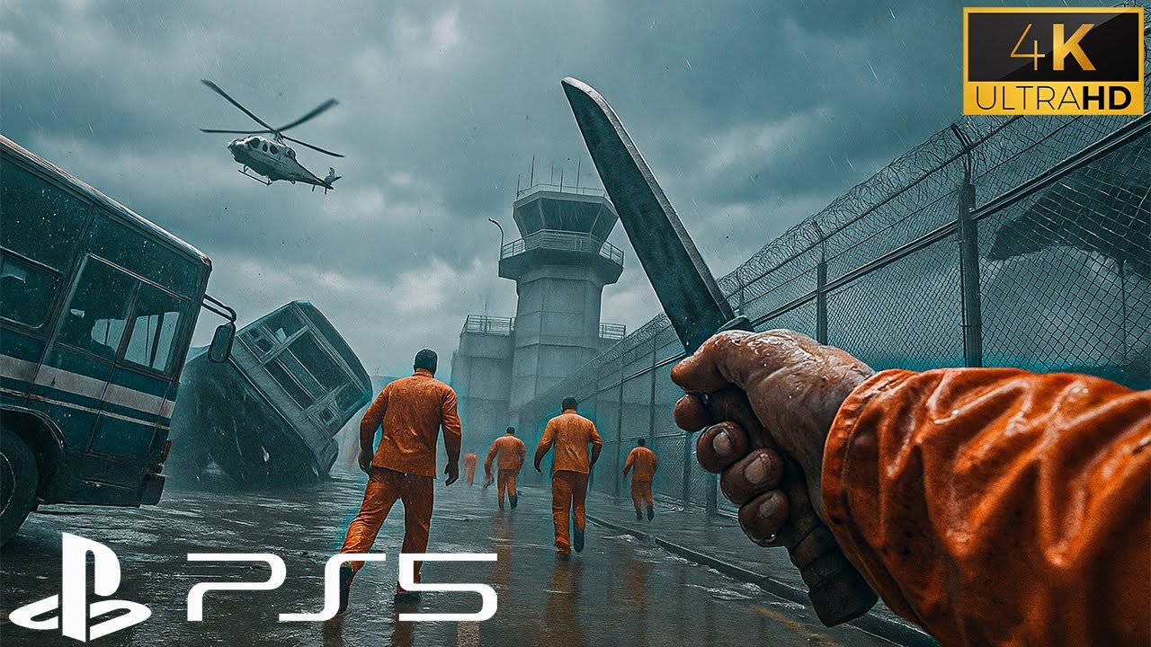 Escape From California Prison | Ultra Realistic Immersive Graphics Gameplay [4K 60FPS] Hardline