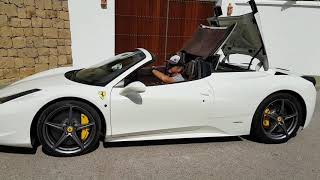 Gorgeous 458 in white