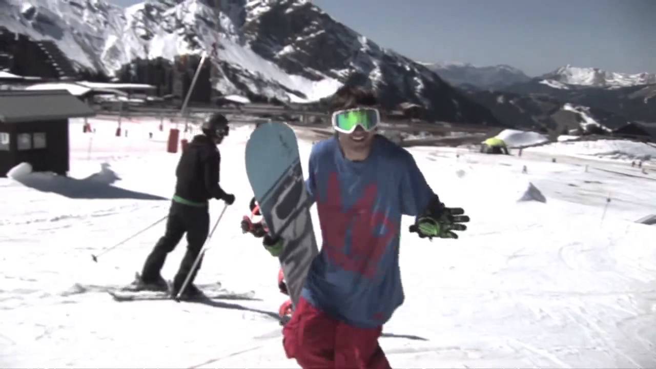 Billy Morgan enjoying the Avoriaz Slush
