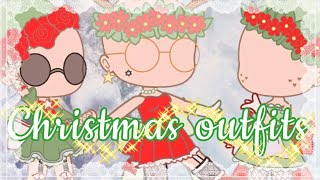 10 Christmas outfits ideas / Gacha Club / Original outfit ideas