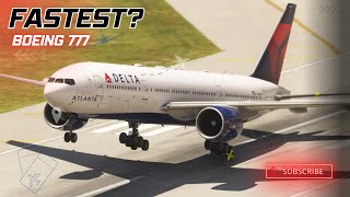 Very SKILLS GIANT Aircraft Flight Landing!! Delta Airlines Boeing 777 Landing at Miami Airport