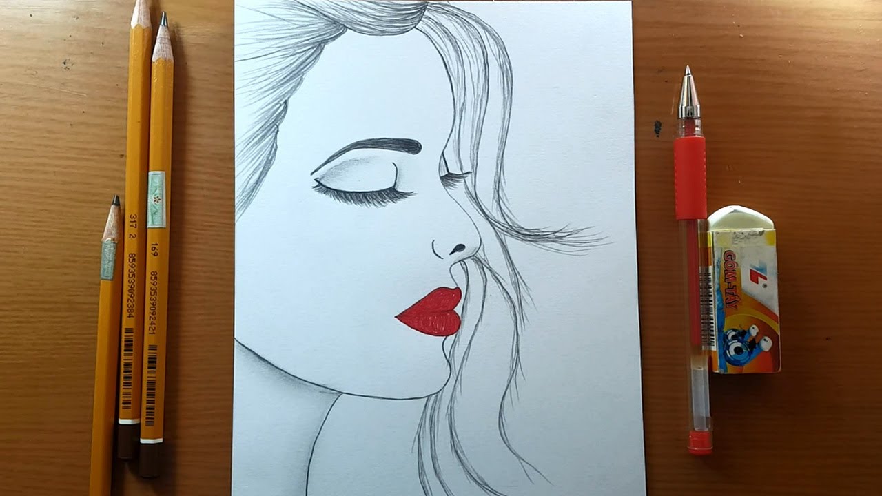 Disegni Modo Semplice Per Disegnare Una Faccia Di Ragazza Disegno A Matita Draw A Girl Face Youtube