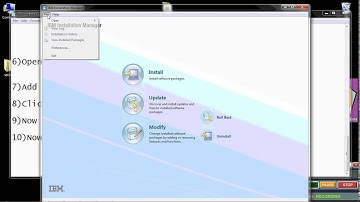 Applying packs to websphere application server using installation manager on windows