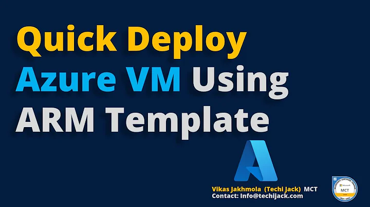 Azure VM Deployment Using Azure Resource Manager Template
