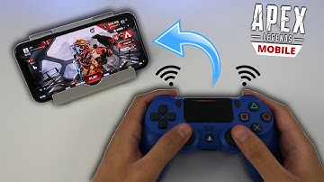 How to CONNECT PS4 CONTROLLER TO iPhone (Apex Legends Mobile) (EASY METHOD)