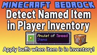 Check Player Inventories for 'Named' Items *Kind Of* / Buff Players Who Have Certain Items! Wealth