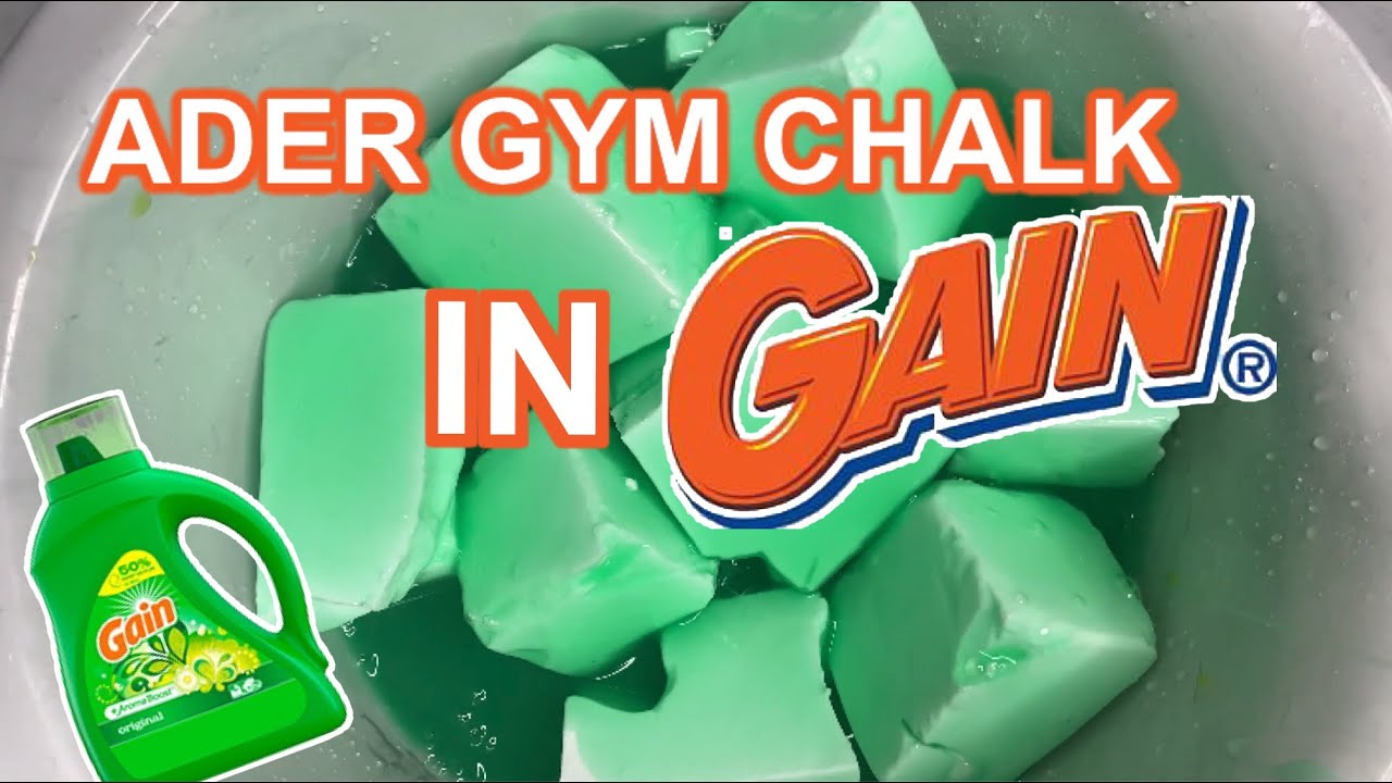 GAIN SOUP | 2 BLOCKS OF ADER GYM CHALK & GAIN LAUNDRY DETERGENT