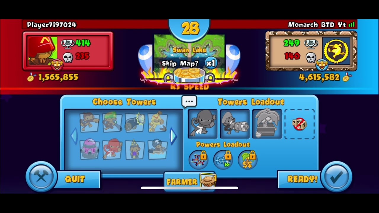 Clutch wins in R3 Speed | Btd Battles