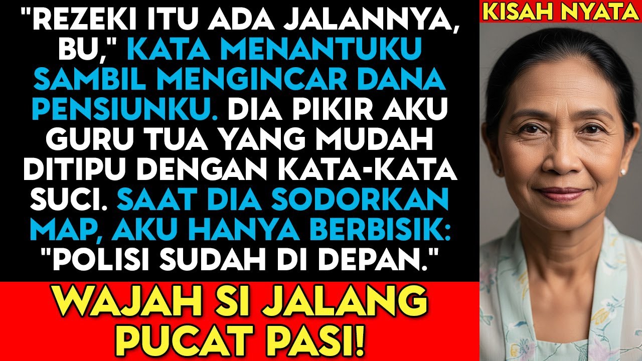 Menantu Cantikku Ingin RAMPOK Dana Pensiun Guru, Dia Tak Tahu Aku Pasang Alat REKAM Di Balik...Kerah