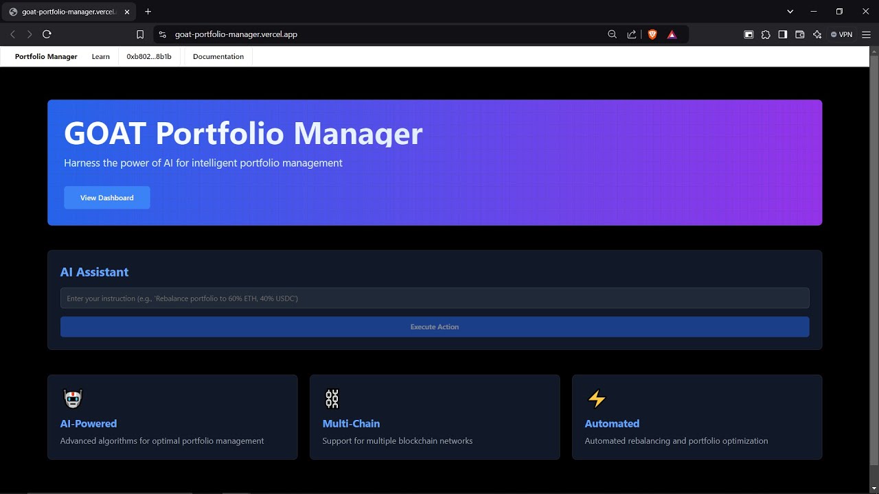 GOAT Portfolio Manager